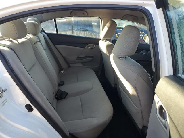 2HGFB2E46DH018825 - 2013 HONDA CIVIC LX თეთრი ფოტო 10