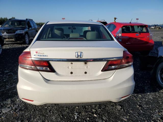 2HGFB2E46DH018825 - 2013 HONDA CIVIC LX თეთრი ფოტო 6