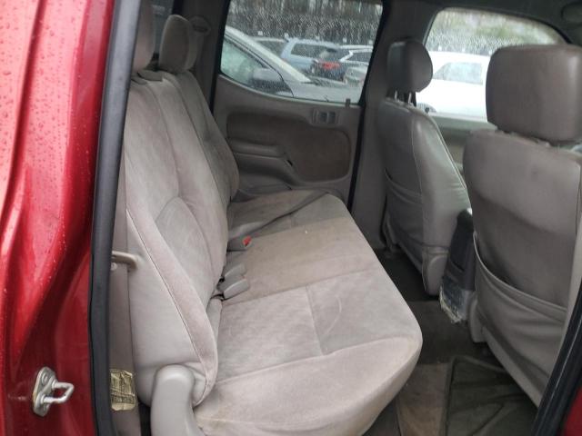 5TEHN72N64Z354732 - 2004 TOYOTA TACOMA DOUBLE CAB RED photo 10