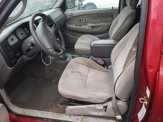 5TEHN72N64Z354732 - 2004 TOYOTA TACOMA DOUBLE CAB 红色 照片 7