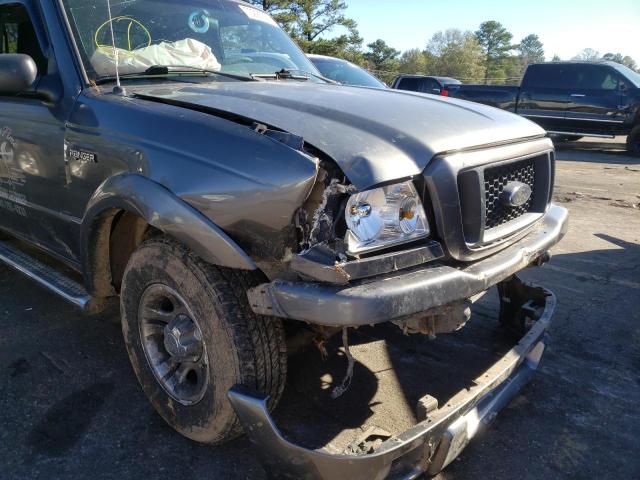 1FTYR44U34PA03016 - 2004 FORD RANGER SUPER CAB CHARCOAL photo 9