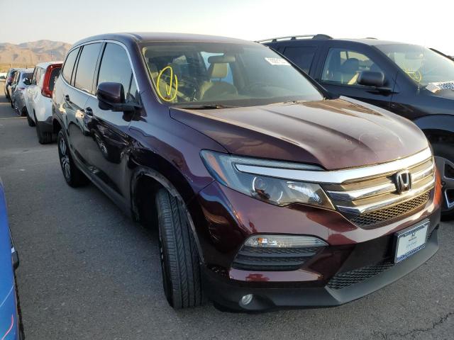 5FNYF5H35HB013143 - 2017 HONDA PILOT EX BURGUNDY photo 4