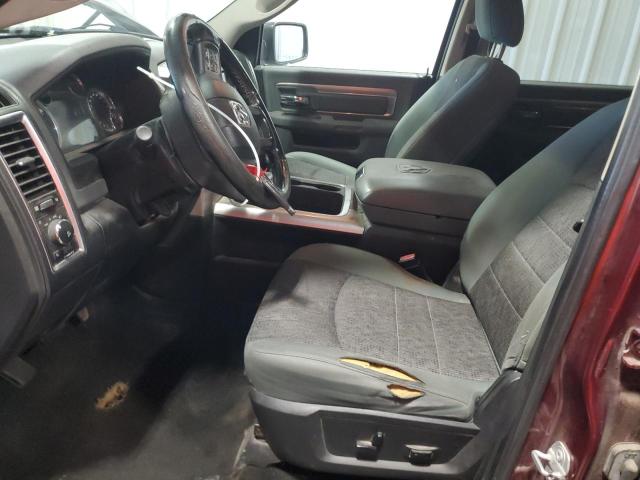 1C6RR6LT9GS263387 - 2016 RAM 1500 SLT MAROON photo 7