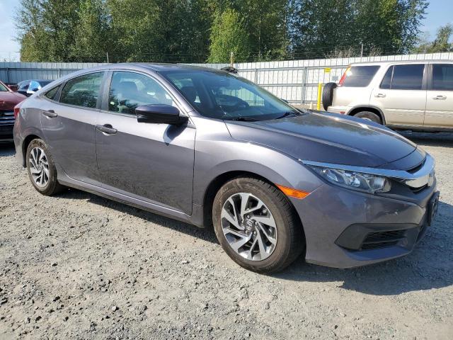 2HGFC2F77JH591900 - 2018 HONDA CIVIC EX GRAY photo 4