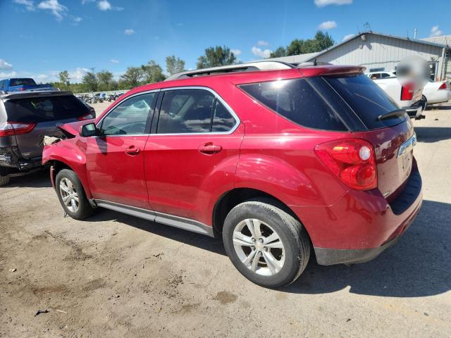 1GNALBEK1FZ115414 - 2015 CHEVROLET EQUINOX LT Rojo foto 2