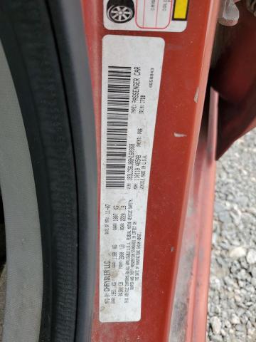 1B3LC56J88N160368 - 2008 DODGE AVENGER SXT ORANGE photo 12