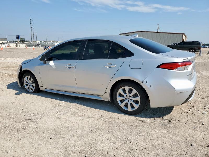 JTDEPRAE1LJ064188 - 2020 TOYOTA COROLLA LE Srebrny zdjęcie 2