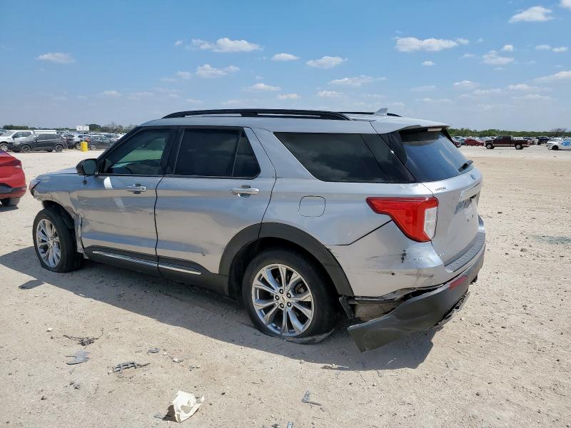 1FMSK7DH7LGD15588 - 2020 FORD EXPLORER XLT SILVER photo 2