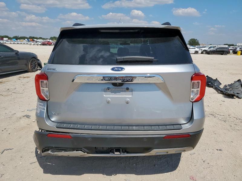 1FMSK7DH7LGD15588 - 2020 FORD EXPLORER XLT SILVER photo 6