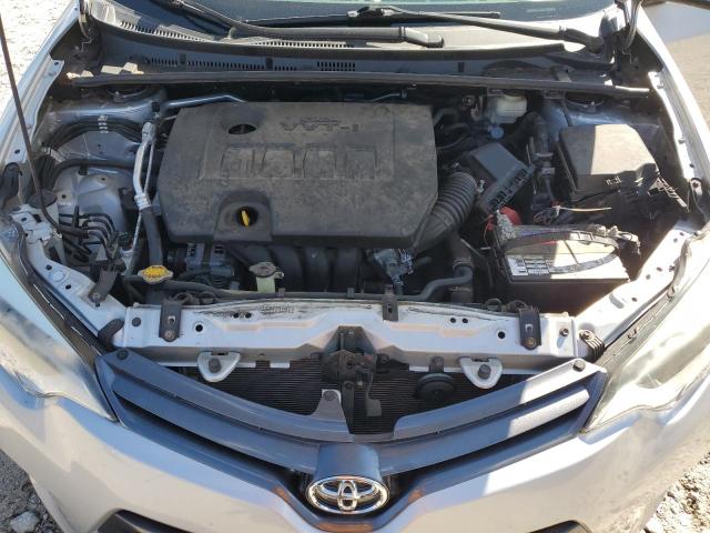 2T1BURHE5FC444412 - 2015 TOYOTA COROLLA L SILVER photo 11