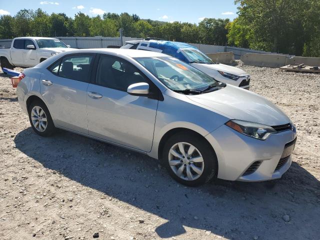 2T1BURHE5FC444412 - 2015 TOYOTA COROLLA L SILVER photo 4