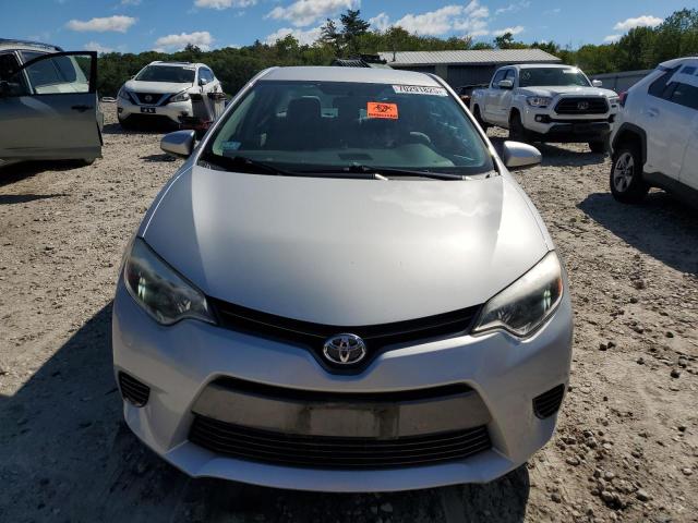 2T1BURHE5FC444412 - 2015 TOYOTA COROLLA L SILVER photo 5