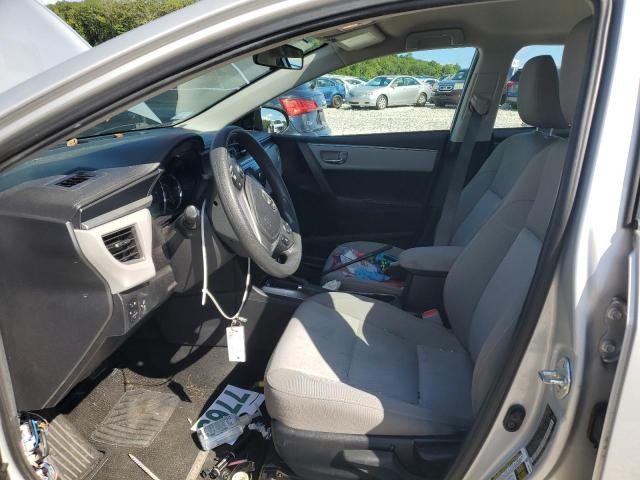 2T1BURHE5FC444412 - 2015 TOYOTA COROLLA L SILVER photo 7