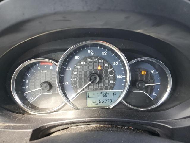 2T1BURHE5FC444412 - 2015 TOYOTA COROLLA L SILVER photo 9