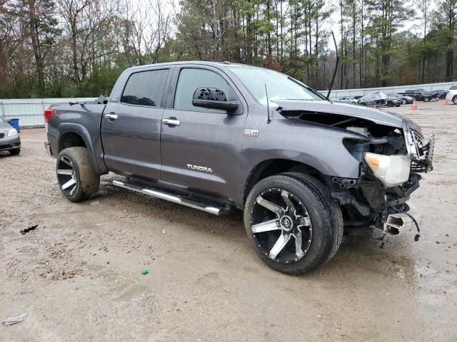 5TFHW5F17DX294654 - 2013 TOYOTA TUNDRA CREWMAX LIMITED GRAY photo 4