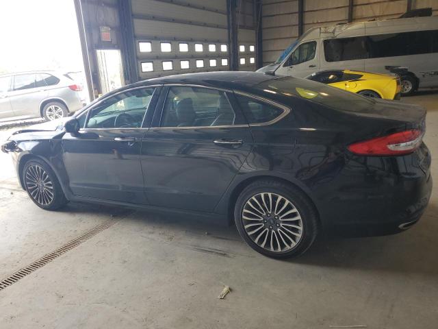 3FA6P0T94HR338227 - 2017 FORD FUSION SE შავი ფოტო 2