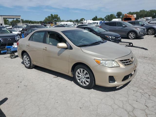 5YFBU4EE9DP076739 - 2013 TOYOTA COROLLA BASE Золотой фото 4