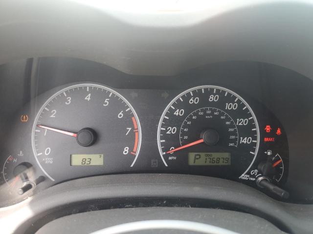 1NXBU4EE5AZ262515 - 2010 TOYOTA COROLLA BASE Արծաթագույն լուսանկար 9