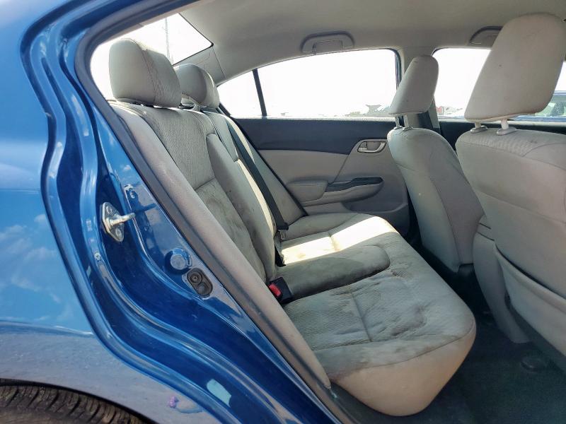 19XFB2F59EE200991 - 2014 HONDA CIVIC LX BLUE photo 10