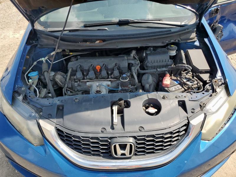 19XFB2F59EE200991 - 2014 HONDA CIVIC LX BLUE photo 11