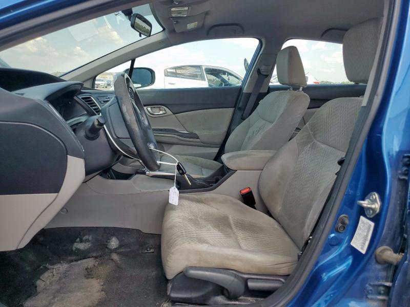 19XFB2F59EE200991 - 2014 HONDA CIVIC LX BLUE photo 7