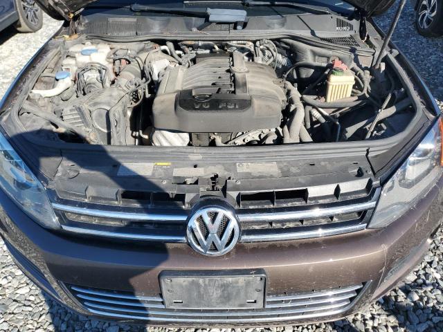 WVGEF9BP0ED014978 - 2014 VOLKSWAGEN TOUAREG V6 თაფლისფერი ფოტო 12