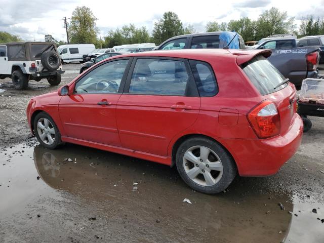 KNAFE161875008942 - 2007 KIA SPECTRA5 SX RED photo 2