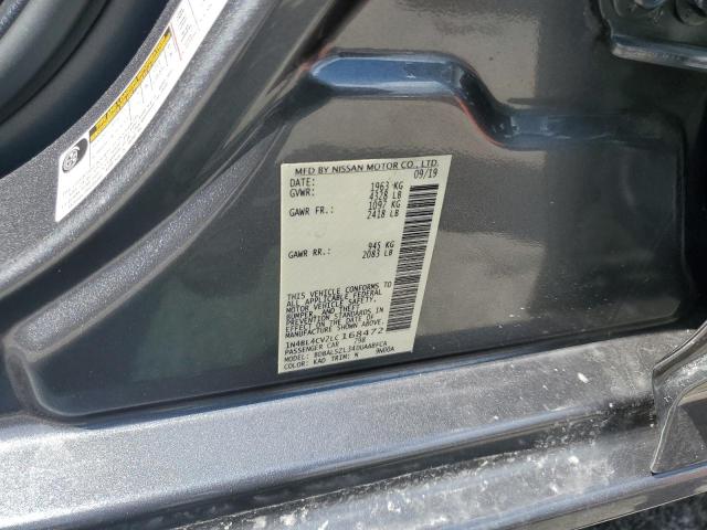 1N4BL4CV2LC168472 - 2020 NISSAN ALTIMA SR 灰色 照片 12