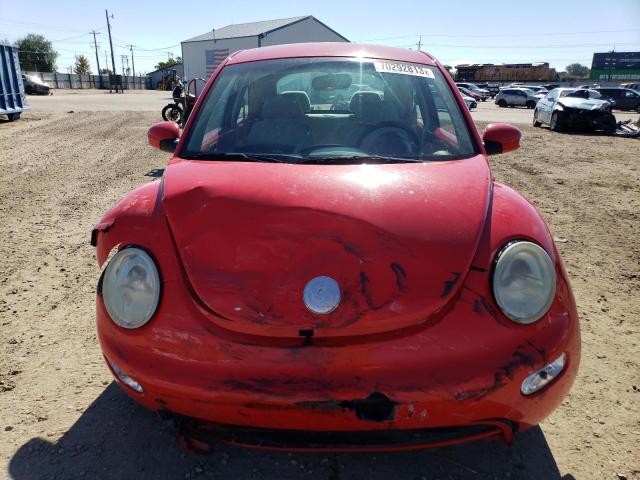 3VWBK21C53M437840 - 2003 VOLKSWAGEN NEW BEETLE GL RED photo 5