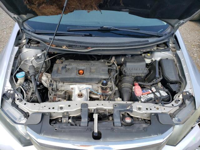 19XFB2F54CE386839 - 2012 HONDA CIVIC LX SILVER photo 11