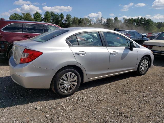19XFB2F54CE386839 - 2012 HONDA CIVIC LX SILVER photo 3