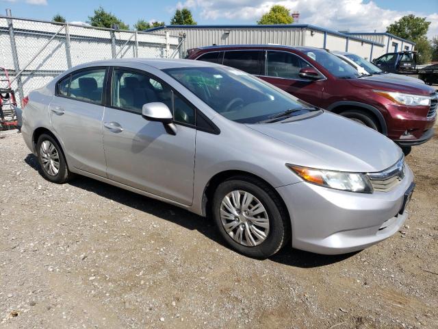 19XFB2F54CE386839 - 2012 HONDA CIVIC LX SILVER photo 4