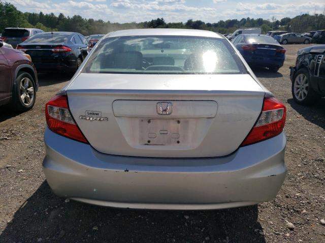 19XFB2F54CE386839 - 2012 HONDA CIVIC LX SILVER photo 6