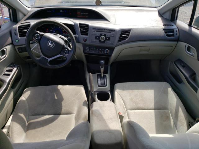 19XFB2F54CE386839 - 2012 HONDA CIVIC LX SILVER photo 8