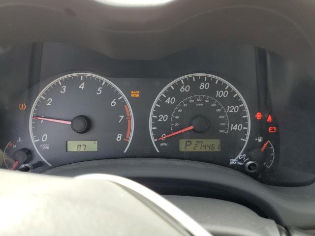 1NXBU4EE5AZ291707 - 2010 TOYOTA COROLLA BASE BLUE photo 9