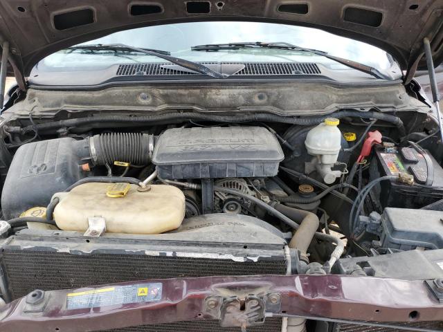 1D7HA16KX4J104743 - 2004 DODGE RAM 1500 ST BURGUNDY photo 11