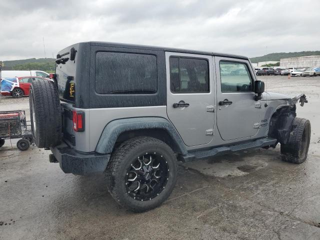 1C4BJWDGXEL305186 - 2014 JEEP WRANGLER U SPORT Gümüş fotoğraf 3