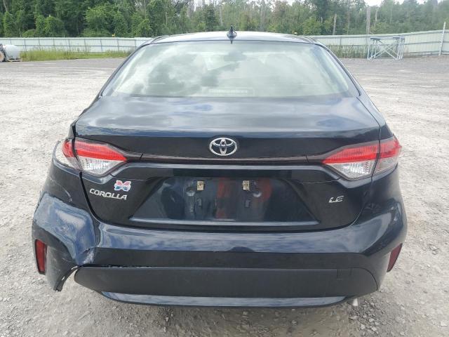 JTDEPRAEXLJ105756 - 2020 TOYOTA COROLLA LE შავი ფოტო 6