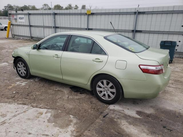 4T1BB46K29U103344 - 2009 TOYOTA CAMRY HYBRID GREEN photo 2