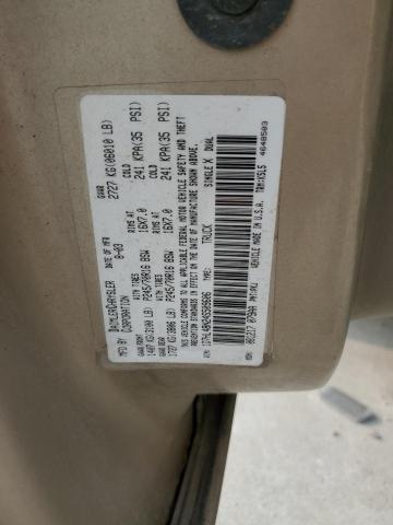 1D7HL48N24S509606 - 2004 DODGE DAKOTA QUAD SLT Beige Foto 12
