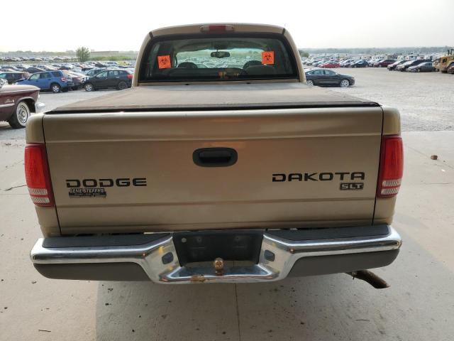 1D7HL48N24S509606 - 2004 DODGE DAKOTA QUAD SLT Beige Foto 6