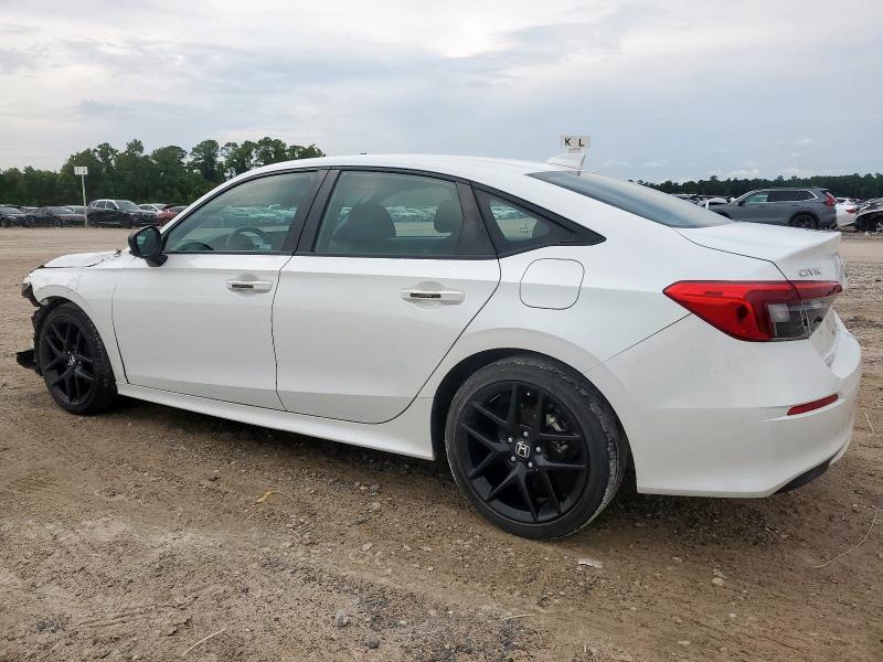 2HGFE2F51NH521257 - 2022 HONDA CIVIC SPORT WHITE photo 2