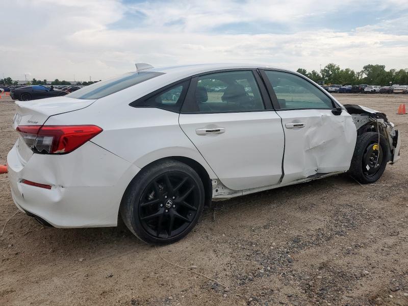 2HGFE2F51NH521257 - 2022 HONDA CIVIC SPORT WHITE photo 3