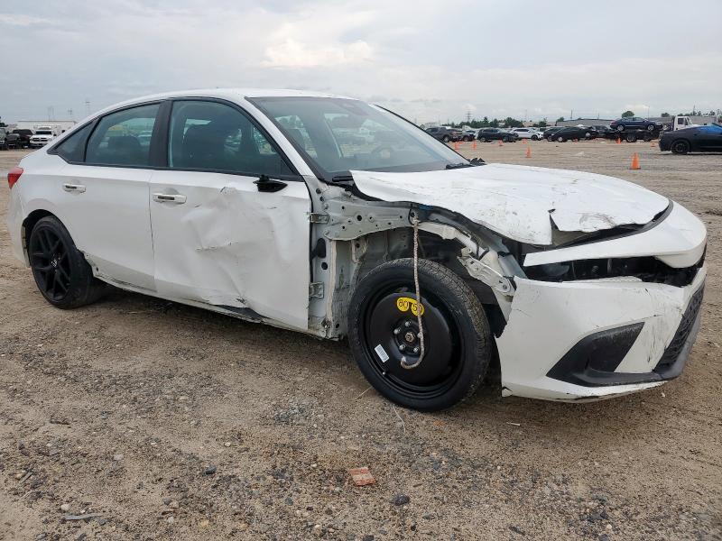 2HGFE2F51NH521257 - 2022 HONDA CIVIC SPORT WHITE photo 4