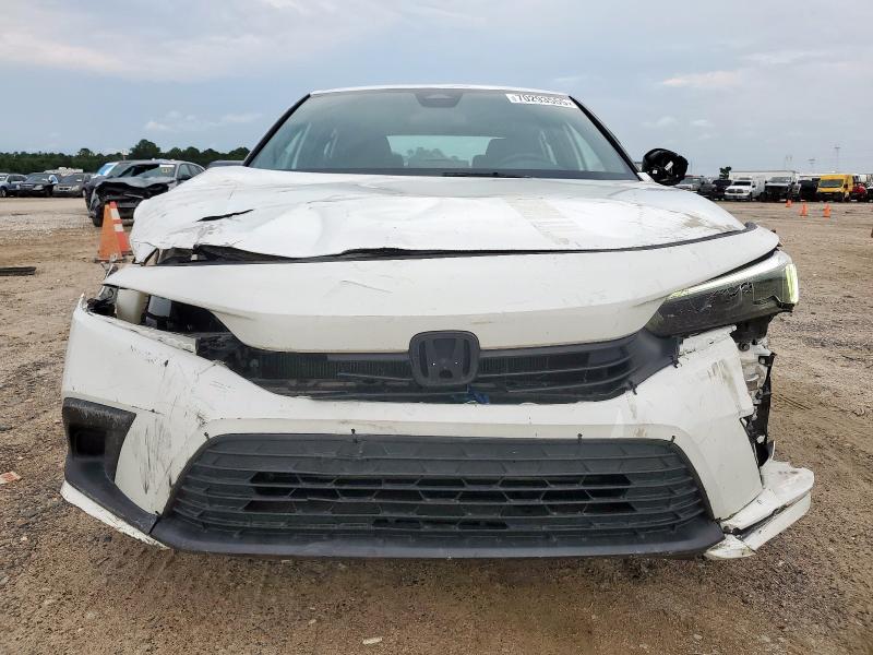2HGFE2F51NH521257 - 2022 HONDA CIVIC SPORT WHITE photo 5
