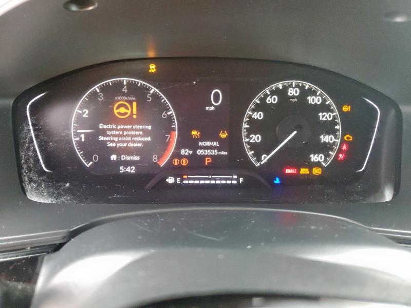 2HGFE2F51NH521257 - 2022 HONDA CIVIC SPORT WHITE photo 9