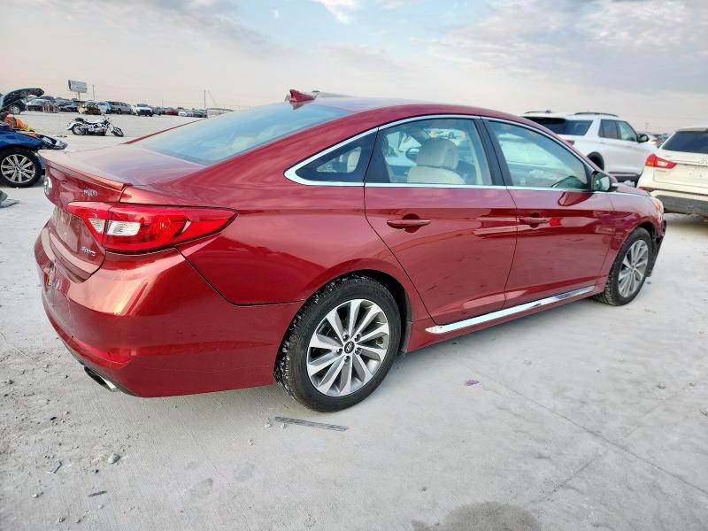5NPE34AF3GH311796 - 2016 HYUNDAI SONATA SPORT برغندي صورة 3