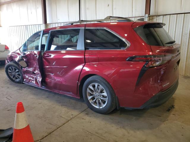 5TDBSKFC3SS176914 - 2025 TOYOTA SIENNA LE Կարմիր լուսանկար 2