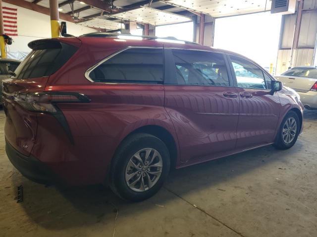5TDBSKFC3SS176914 - 2025 TOYOTA SIENNA LE Կարմիր լուսանկար 3