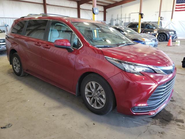 5TDBSKFC3SS176914 - 2025 TOYOTA SIENNA LE Կարմիր լուսանկար 4